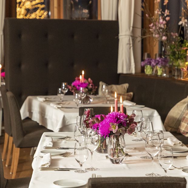 Köstliche Gerichte genießen